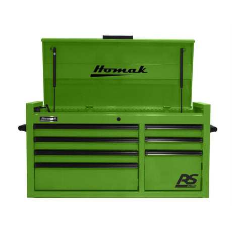 Homak 41" RS Pro 7-Drawer Top Chest — 24" Depth, 100 lb Slides, 3-Outlet Top Till