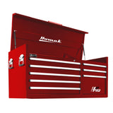 Homak H2Pro 56" 8-Drawer Top Chest — Double-Wall 16 Gauge, 100 lb Slides, Gas Struts
